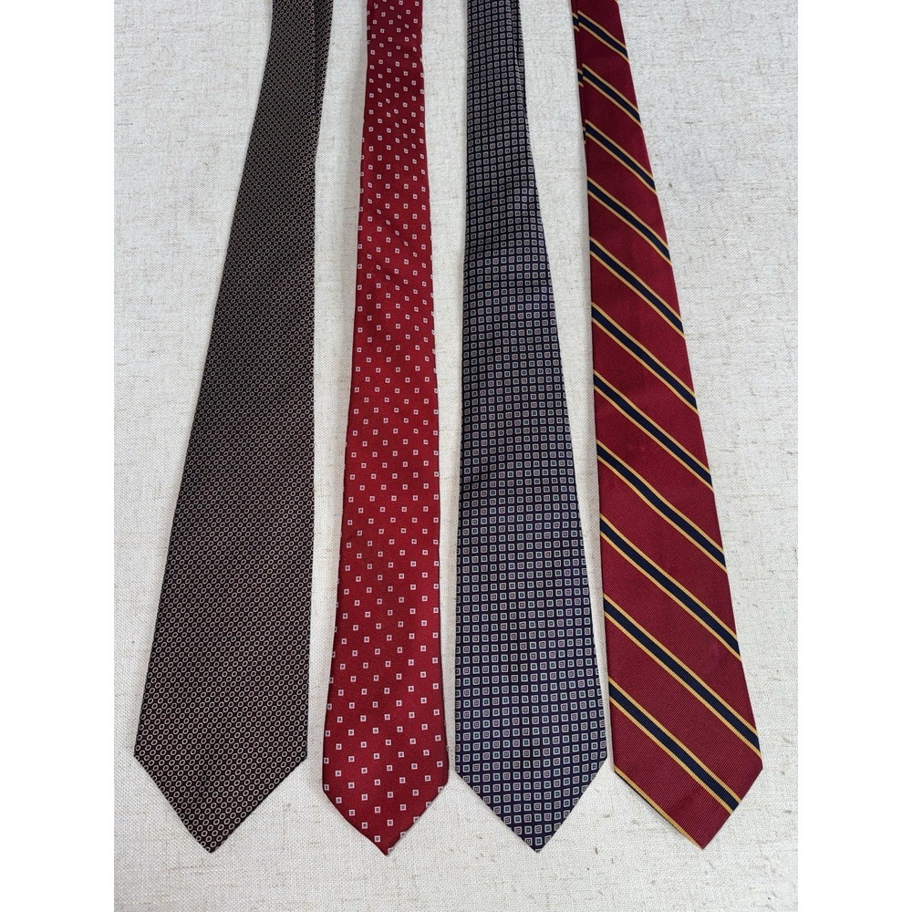 Men's Neck Tie NeckTie LOT of‎ 4 Polo Ralph Lauren Italy - Picture 2 of 8
